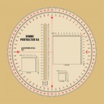 Линейка PROTRACTOR ROUND UA d=130 mm