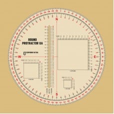 Линейка PROTRACTOR ROUND UA d=130 mm