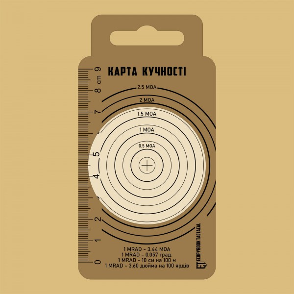 Линейка карта кучности 100x60 (mm) - 3577093