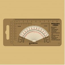 Линейка PROTRACTOR UA "CHICKEN" 120x63 mm