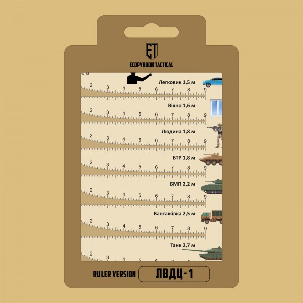 Линейка определения дальности до цели (ЛВДЦ-1) - 3591934
