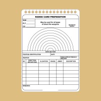 RANGE CARD PREPARATION SET OF 5 PCS A6