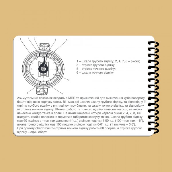 Блокнот екіпажу танка Т-64 A6 - 3577061 Блокнот екіпажу танка Т-64 A6 - 3577061