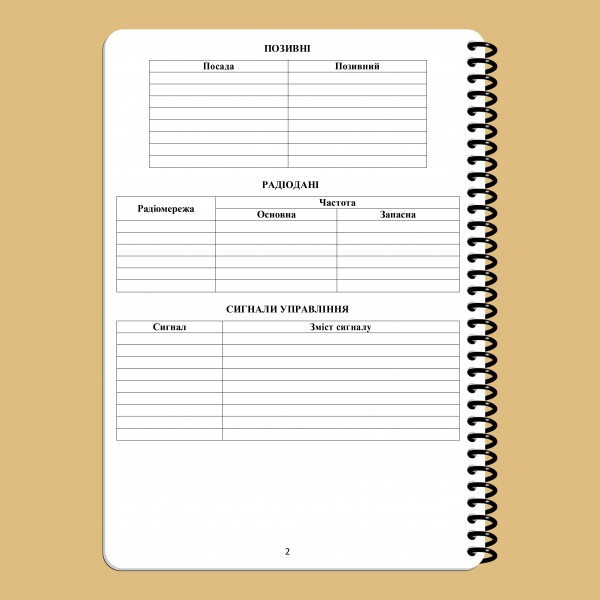 Блокнот командира батареи A5(ET) - 3577047 Блокнот командира батареи A5(ET) - 3577047
