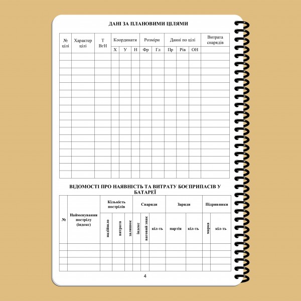 Блокнот командира батареи A5(ET) - 3577047 Блокнот командира батареи A5(ET) - 3577047