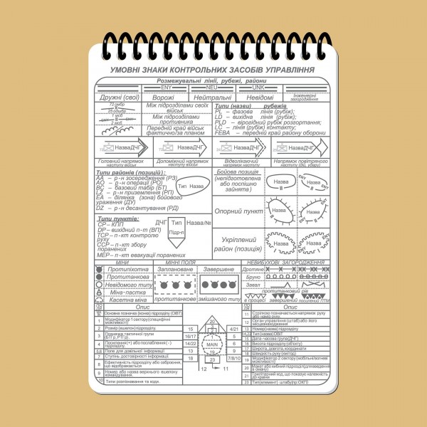 Тактичний блокнот НГУ Частина 1 (вогнева група-відділення) A6 (ET) - 3577046 Тактичний блокнот НГУ Частина 1 (вогнева група-відділення) A6 (ET) - 3577046