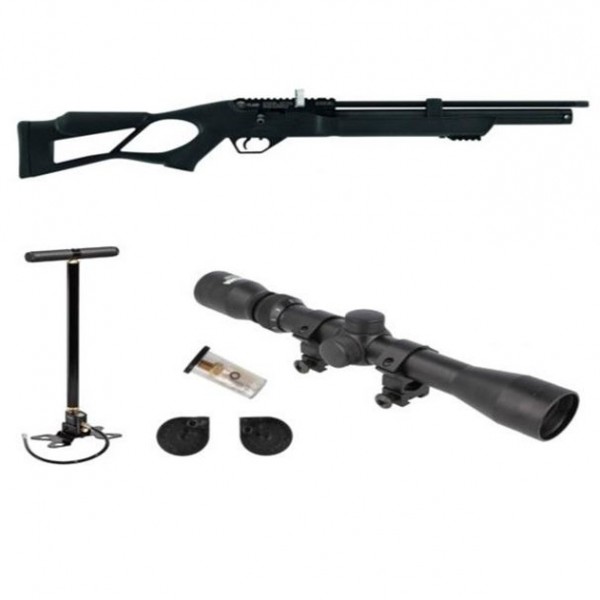 Пневматична гвинтівка Hatsan Flash Set із насосом ОП 4х32 - 3577038 Пневматична гвинтівка Hatsan Flash Set із насосом ОП 4х32 - 3577038
