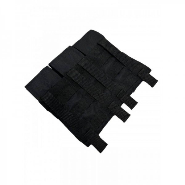 Подсумок тройной для магазинов АК закрытый на системе Molle МК Черный - 3576327 Подсумок тройной для магазинов АК закрытый на системе Molle МК Черный - 3576327