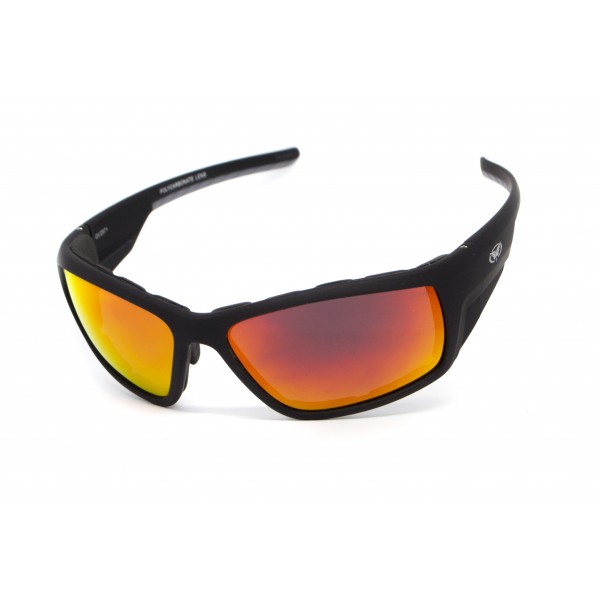 Очки защитные с уплотнителем Global Vision Kinetic (G-Tech™ red), зеркальные красные - 3586630