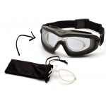 Окуляри захисні з ущільнювачем Pyramex V2G-XP + RX (clear) Anti-Fog, прозорі з діоптрійною вставкою в комплекті