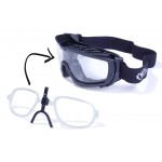 Окуляри захисні з ущільнювачем Global Vision Ballistech-1+RX (clear) Anti-Fog, прозорі окуляри з діоптрійною вставкою в комплекті