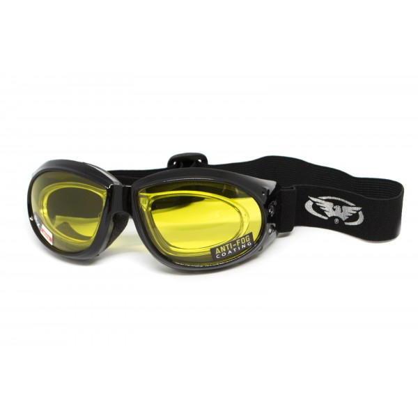 Очки защитные с уплотнителем Global Vision Eliminator RX (yellow) Anti-Fog, желтые с диоптрической вставкой - 3586632 Очки защитные с уплотнителем Global Vision Eliminator RX (yellow) Anti-Fog, желтые с диоптрической вставкой - 3586632