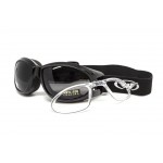 Очки защитные с уплотнителем Global Vision Eliminator RX (gray) Anti-Fog, серые с диоптрической вставкой