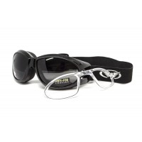 Очки защитные с уплотнителем Global Vision Eliminator RX (gray) Anti-Fog, серые с диоптрической вставкой