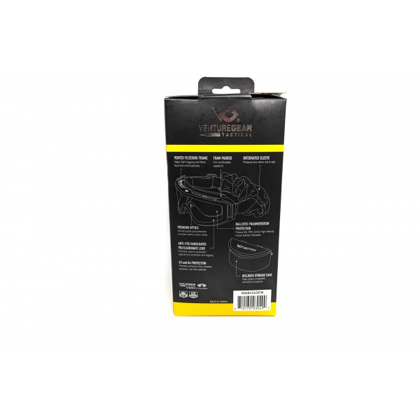 Окуляри захисні з ущільнювачем Venture Gear Tactical Loadout+RX (clear) Super Anti-Fog H2MAX, прозорі окуляри з діоптрійною вставкою в комплекті - 3586644 Окуляри захисні з ущільнювачем Venture Gear Tactical Loadout+RX (clear) Super Anti-Fog H2MAX, прозорі окуляри з діоптрійною вставкою в комплекті - 3586644