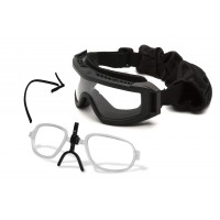 Очки защитные с уплотнителем Venture Gear Tactical Loadout+RX (clear) Super Anti-Fog H2MAX, прозрачные с диоптрической вставкой