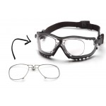 Очки защитные с уплотнителем Pyramex V2G+RX (clear) Super Anti-Fog H2MAX прозрачные очки с диоптрической вставкой в комплекте