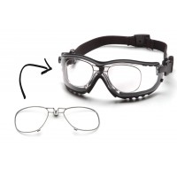 Очки защитные с уплотнителем Pyramex V2G+RX (clear) Super Anti-Fog H2MAX прозрачные очки с диоптрической вставкой в комплекте