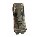Подсумок для двух магазинов АК закрытого типа на фастексе и кнопках МК ММ-14