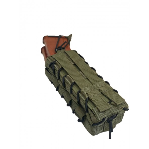 Подвійний підсумок для магазинів РПК відкритого типу на системі Molle МК Олива - 3576913 Подвійний підсумок для магазинів РПК відкритого типу на системі Molle МК Олива - 3576913