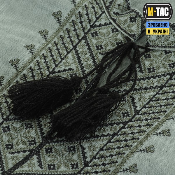 M-Tac вишиванка 100% льон сіро-зелена - 80031007 M-Tac вишиванка 100% льон сіро-зелена - 80031007