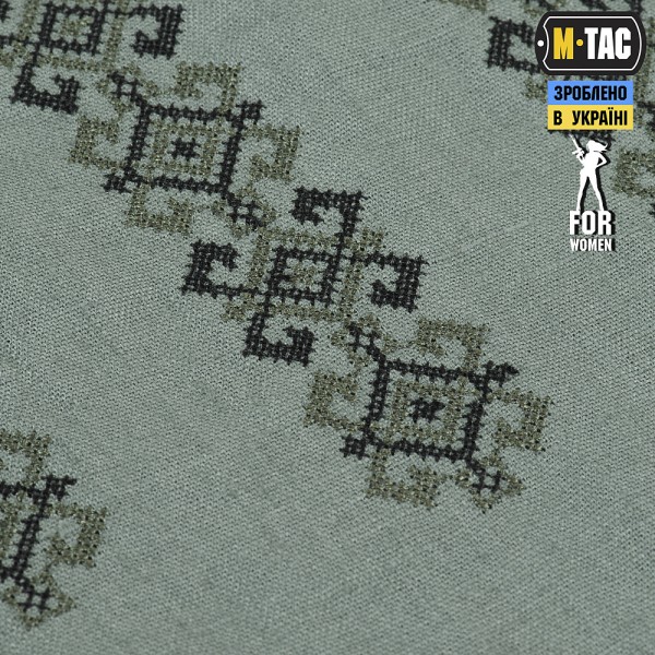 M-Tac вышиванка женская 100% лён серо-зеленая - 80040007 M-Tac вышиванка женская 100% лён серо-зеленая - 80040007