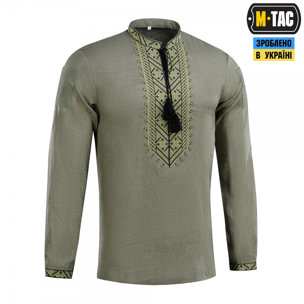M-Tac вишиванка тактична 100% льон олива - 3576902 M-Tac вишиванка тактична 100% льон олива - 3576902