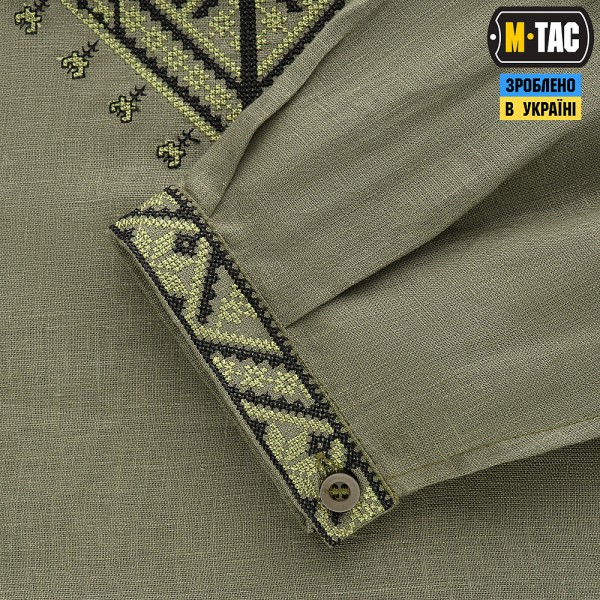 M-Tac вишиванка тактична 100% льон олива - 3576902 M-Tac вишиванка тактична 100% льон олива - 3576902