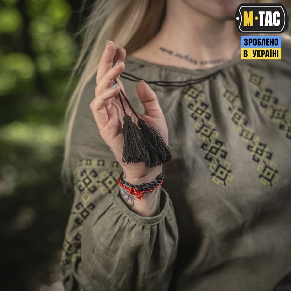M-Tac вышиванка женская 100% лён олива - 80040001 M-Tac вышиванка женская 100% лён олива - 80040001