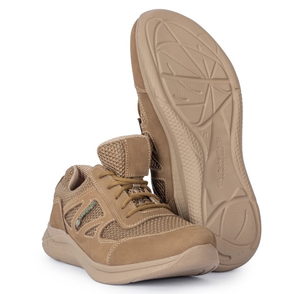 Кросівки літні Vik Tailor Ягуар 2024 Нубук зі вставками 3Д-сітки Койот - 3576879