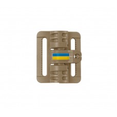 Пряжка швидкого скидання зі вставкою з національною символікою (55 мм) Койот ART