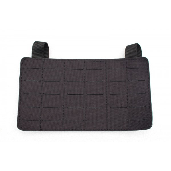 Передня панель на плитоноску LaserCut система Molle uaBRONIK Чорна - 3576687 Передня панель на плитоноску LaserCut система Molle uaBRONIK Чорна - 3576687