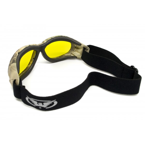 Окуляри захисні з ущільнювачем Global Vision Eliminator Camo Forest (yellow), жовті в камуфльованій оправі - 3586616 Окуляри захисні з ущільнювачем Global Vision Eliminator Camo Forest (yellow), жовті в камуфльованій оправі - 3586616