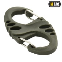 M-Tac карабин S-Hook пластиковый Olive