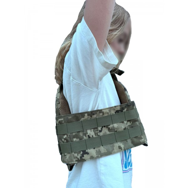 Бронежилет детский 2-го класса защиты с НВПМЭ (190х220) ММ-14 1.3 кг - 3576642 Бронежилет детский 2-го класса защиты с НВПМЭ (190х220) ММ-14 1.3 кг - 3576642