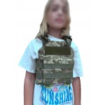 Бронежилет детский 2-го класса защиты с НВПМЭ (190х220) ММ-14 1.3 кг