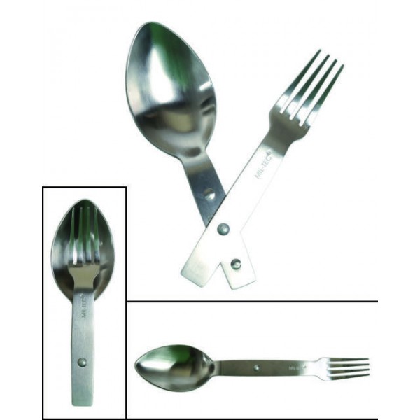 Столовый набор складной алюминиевый (вилка+ложка) МИЛ ТЕК Германия - 3565871 Столовый набор складной алюминиевый (вилка+ложка) МИЛ ТЕК Германия - 3565871