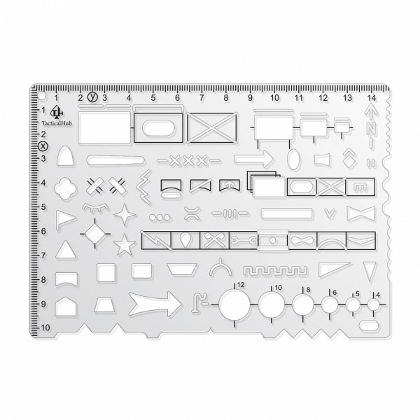 Малая офицерская линейка TacticalHub NATO-TS - 3569167