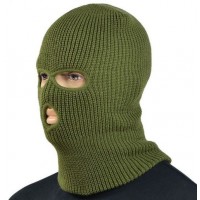 Балаклава 3 отвори акрил олива МІЛ ТЕК Німеччина