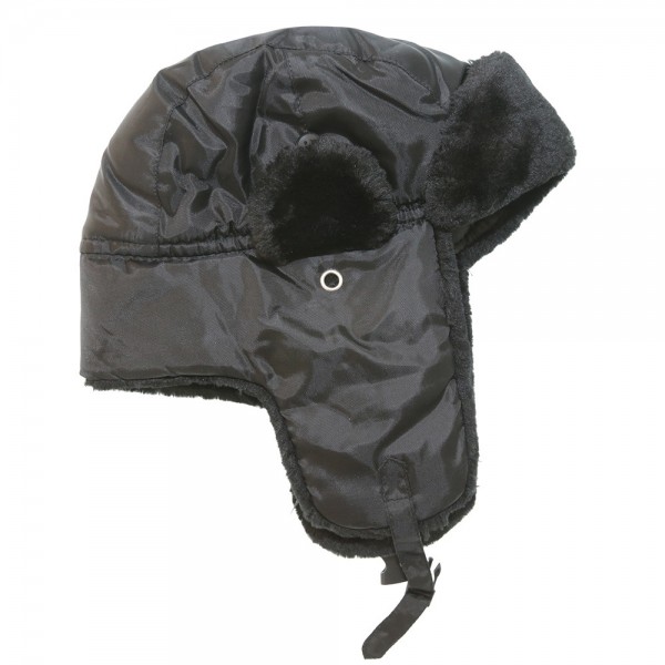 Шапка вушанка зимова чорна МІЛ ТЕК Німеччина - 3219026