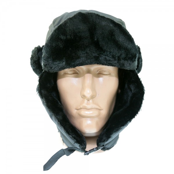 Шапка вушанка зимова чорна МІЛ ТЕК Німеччина - 3219026