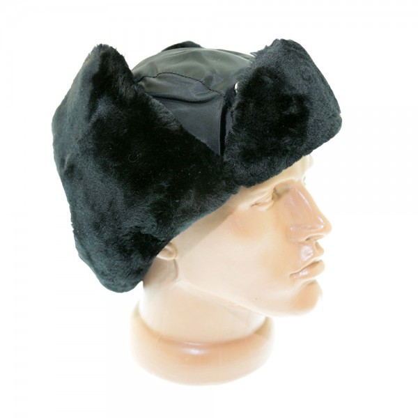 Шапка вушанка зимова чорна МІЛ ТЕК Німеччина - 3219026