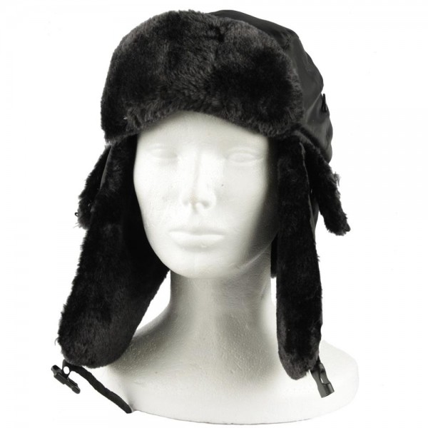 Шапка вушанка зимова чорна МІЛ ТЕК Німеччина - 3219026