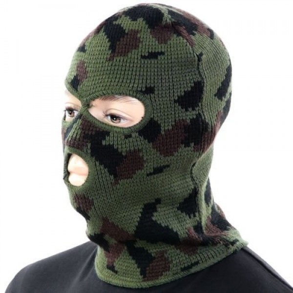 Балаклава 3 отвори акрил вудленд МІЛ ТЕК Німеччина - 3569226