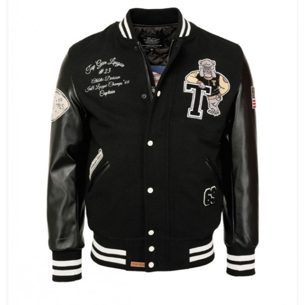 Бомбер Top Gun League чорний МИЛ ТЕК Німеччина - 3569184