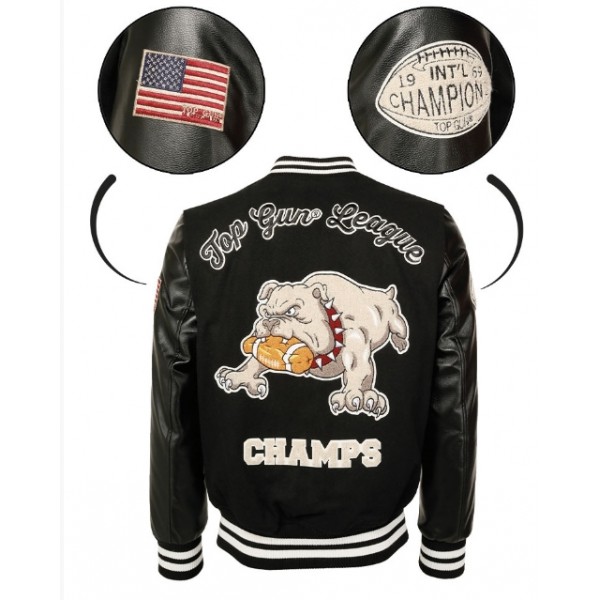 Бомбер Top Gun League чорний МИЛ ТЕК Німеччина - 3569184 Бомбер Top Gun League чорний МИЛ ТЕК Німеччина - 3569184