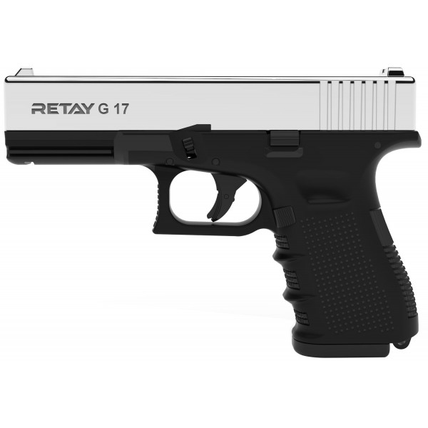 Пістолет стартовий Retay G17 кал. 9 мм. Колір - nickel - 11950977