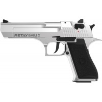 Пістолет стартовий Retay Eagle X кал. 9 мм. Колір - chrome.