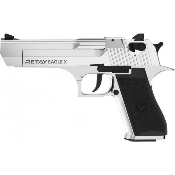 Пістолет стартовий Retay Eagle X кал. 9 мм. Колір - nickel - 11950379