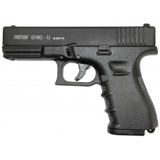 Пистолет стартовый Retay G 19C 14-зарядный кал. 9 мм. Цвет - black.